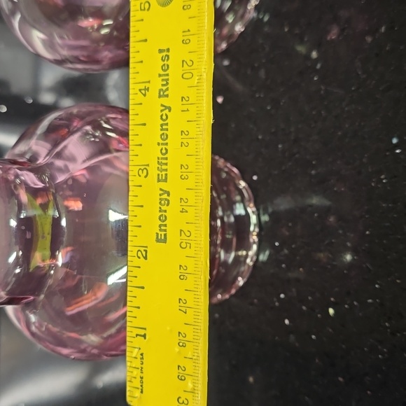 Vintage. Home Interiors Rose Scalloped Glass Votive Holders for Sconces - Picture 3 of 5